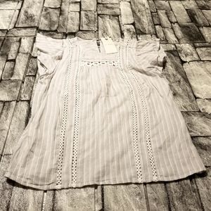Lucky Brand Top Gray Size XSmall NWT